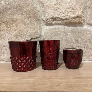 Pottery Barn Mercury Glass Votive Candleholders